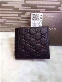 Gucci 2 fold wallet black bag 6481