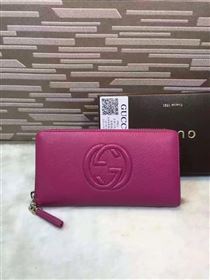 Gucci soho zipper rose wallet red bag 6490