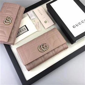 Gucci 2 fold wallet nude bag 6409