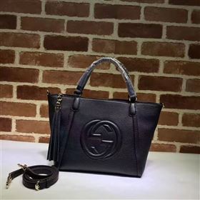 Gucci small soho black tote shoulder bag 6427