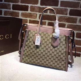 Gucci GG tote gray with handbag pink bag 6551