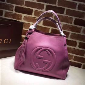 Gucci soho tote red rose bag 6570
