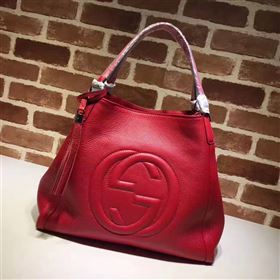 Gucci soho red tote bag 6571