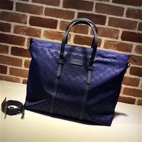 Gucci large shoulder navy tote bag 6583