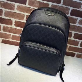 Gucci black backpack large bag 6585