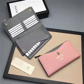 Gucci large pink wallet bag 6587