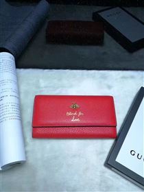 Gucci red 2 wallet fold bag 6597