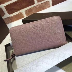 Gucci nude wallet zipper bag 6509