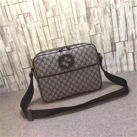 Gucci large gray shoulder GG bag 6526