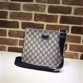 Gucci small light gray GG shoulder canvas bag 6533