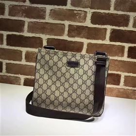 Gucci small GG gray shoulder canvas bag 6534