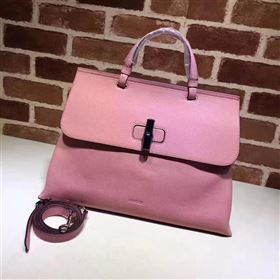 Gucci large pink top shoulder handle bag 6539