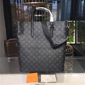 LV Men Louis Vuitton Monogram Appolo Tote Explorer Bag M43421 Business Handbag Gray 6655