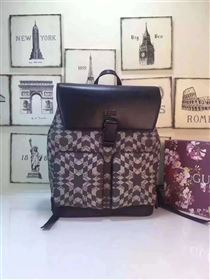 Gucci new backpack gray with flap black bag 6610