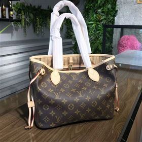 LV Louis Vuitton Monogram Neverfull 29 PM Handbag N41000 Tote Bag Brown 6630