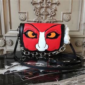 M43527 LV Louis Vuitton Pochette Kabuki Chain Handbag Monogram Epi Leather Bag Red 6752