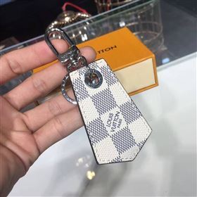 Men LV Louis Vuitton Damier Enchappes Key Holder White M67916 6758