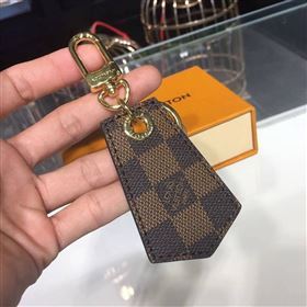 Men LV Louis Vuitton Damier Enchappes Key Holder Brown M67917 6761