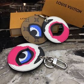 LV Louis Vuitton Monogram Kabuki Mask Bag Charm and Key Holder Pink MP1950 6764