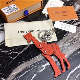 LV Louis Vuitton Animal Bag Charm and Key Holder Orange MP2300 6770