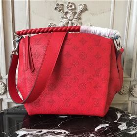 M51223 LV Louis Vuitton Babylone Chain BB Handbag Monogram Real Leather Hobo Bag Red 6774
