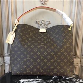 N43703 LV Louis Vuitton Monogram Shopping Cabas Bag Tote Handbag Large Rose 6714