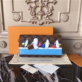 N64426 LV Louis Vuitton Sarah Wallet Purse Bag Damier Handbag Brown 6885