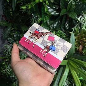 N60059 LV Louis Vuitton Victorine Wallet Purse Bag Damier Handbag White 6887