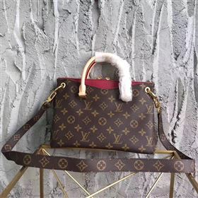 LV Louis Vuitton Pallas BB Handbag Monogram PM Shoulder Bag Maroon M43476 6814