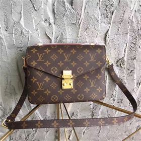 LV Louis Vuitton Pochette Metis Handbag Monogram Shoulder Bag Brown M40780 6824