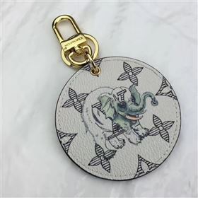 Louis Vuitton LV Animal Bag Charm and Key Holder White Elephant 6941