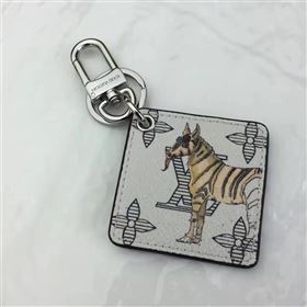 Louis Vuitton LV Square Animal Bag Charm and Key Holder White Horse 6942