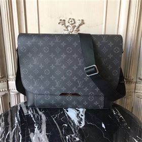 Louis Vuitton LV Men Messenger MM Explorer Bag Monogram Handbag Gray M40539 6952