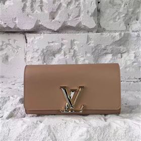 Louis Vuitton LV Capucines Evenning Bag Clutch Real Leather Handbag Nude M42036 6966