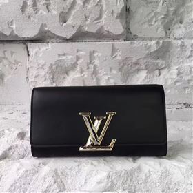 Louis Vuitton LV Capucines Clutch Evenning Bag Real Leather Handbag Black M42036 6968