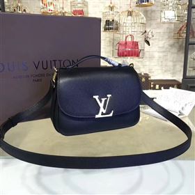 Louis Vuitton LV Vivienne Real Leather Handbag Shoulder Bag Black M54057 6978