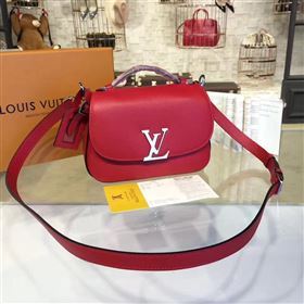 Louis Vuitton LV Vivienne Real Leather Handbag Shoulder Bag Red M54057 6980