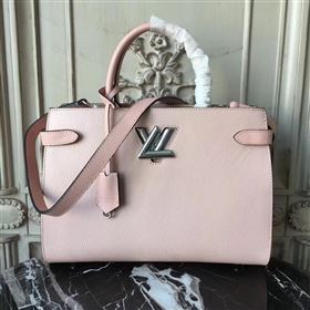 Louis Vuitton LV Twist Tote Handbag Epi Leather Bag Pink M54810 6992