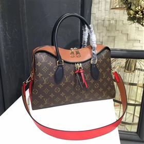 M41456 LV Louis Vuitton Tuileries Handbag Monogram Shoulder Bag Brown 6909