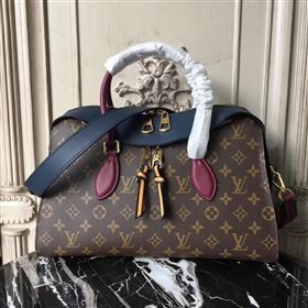 M43439 LV Louis Vuitton Tuileries Handbag Monogram Shoulder Bag Navy 6913