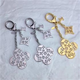 LV Louis Vuitton Monogram Bag Charm and Key Holder M61943 Gold and Silver 6916