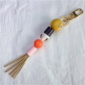 M68006 LV Louis Vuitton Bead Tassel Bag Charm and Key Holder 6922