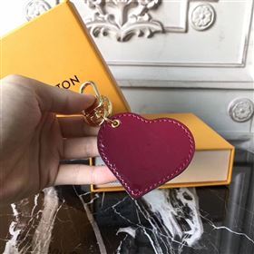 LV Louis Vuitton Love Heart Bag Charm and Key Holder Wine M62600 6930
