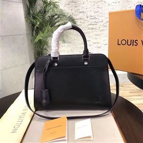 LV Louis Vuitton Vaneau MM Handbag Epi Leather Tote Bag M51238 Black 7042