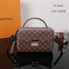 LV Louis Vuitton N53000 Damier Croisette Bag Handbag