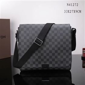 LV Louis Vuitton M41272 District HandBag Damier Graphite Bag