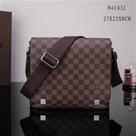 LV Louis Vuitton M41031 District Medium HandBag Damier Graphite Bag