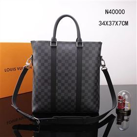 LV Louis Vuitton Explorer Tote Bag N40000 Eclipse Monogram Handbag