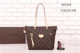 LV Louis Vuitton Iena Handbag M42268 Monogram Bag Brown