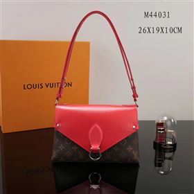 LV Louis Vuitton Monogram Saint Michel Bag M44031 Epi Handbag Red